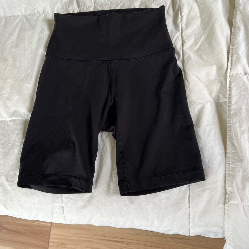 Lululemon Contour Fit Wunder Train Biker Shorts